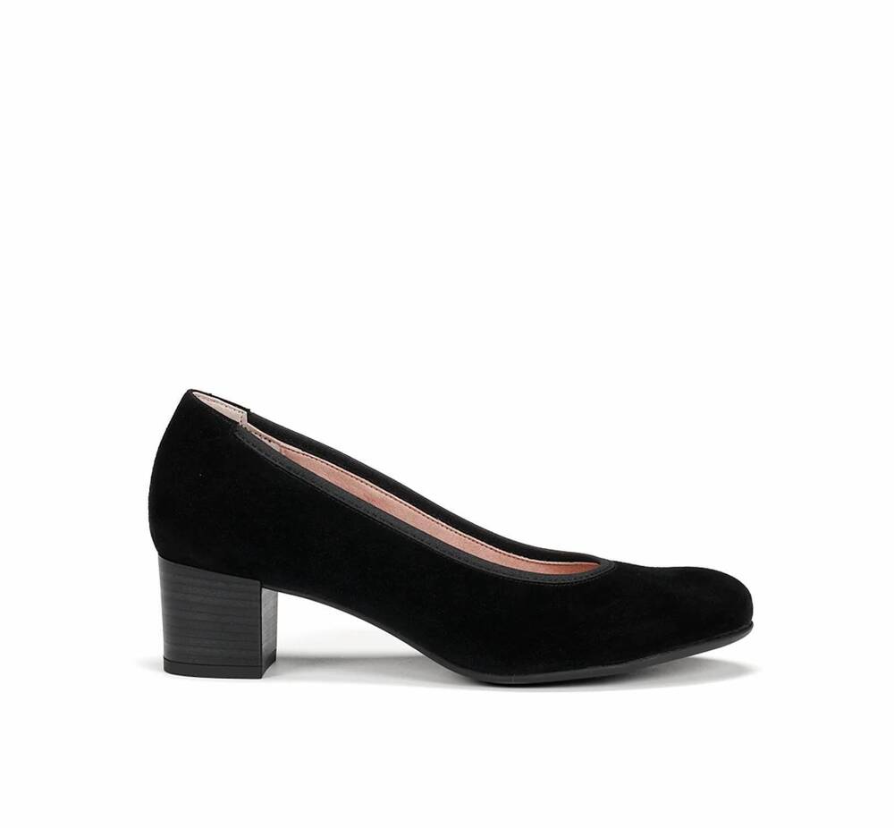 NEW DORKING BY FLUCHOS women's geminis d8469 heeled shoes in negro